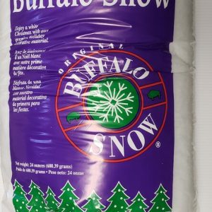 Buffalo Snow Fluff Christmas Decoration Polyester 1 pk