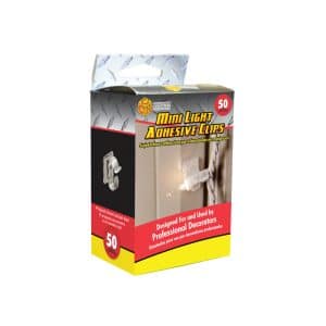 Adams .75 in. Mini Adhesive Light Clips Accessory