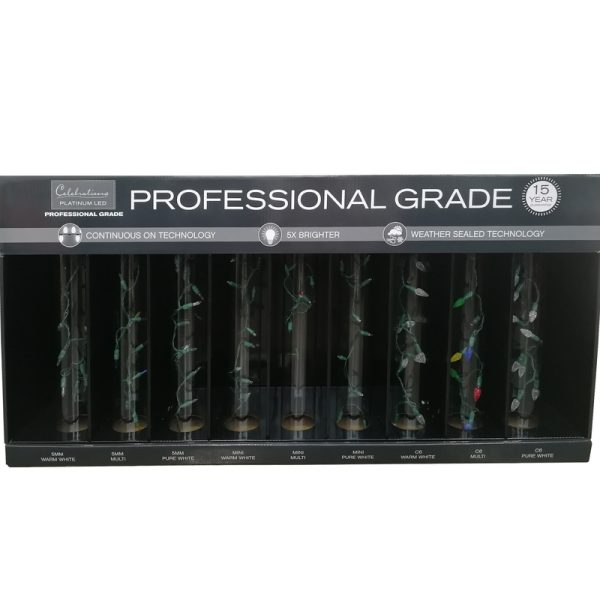 Celebrations Platinum LED Multicolored Christmas Light Accessory 4 ft.