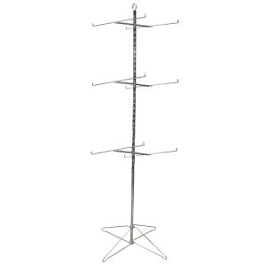Dyno Silver Metal Arms Spinner Rack Metal