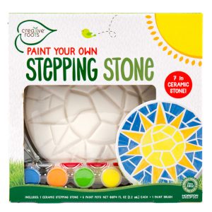Creative Roots Paint Your Own Stepping Stone Activity Kit Paper/Plastic