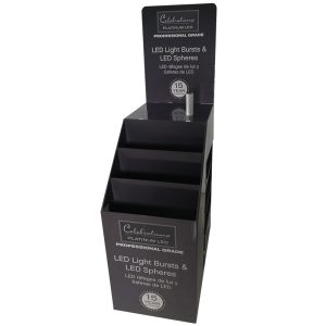 Celebrations Platinum 40 in. H X 19 in. W X 27 in. L Multicolored Light Bursts Display Box Cardboard