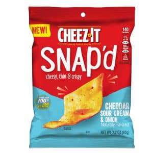 Cheez-It Snap'd Cheddar Sour Cream and Onion Chips 2.2 oz Bagged