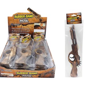 Diamond Visions Rubber Band Pistol Wood Brown