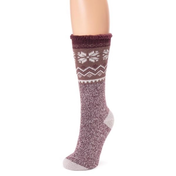 Muk Luks Unisex One Size Fits Most Heat Retainer Socks Multicolored