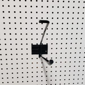 Trion 1 in. H X 1 in. W X 15 in. L Powder Coated Black Broom Hook 1 pk