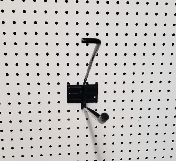Trion 1 in. H X 1 in. W X 15 in. L Powder Coated Black Broom Hook 1 pk