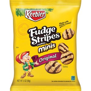 Keebler Fudge Stripes Original Cookies 2 oz Bagged