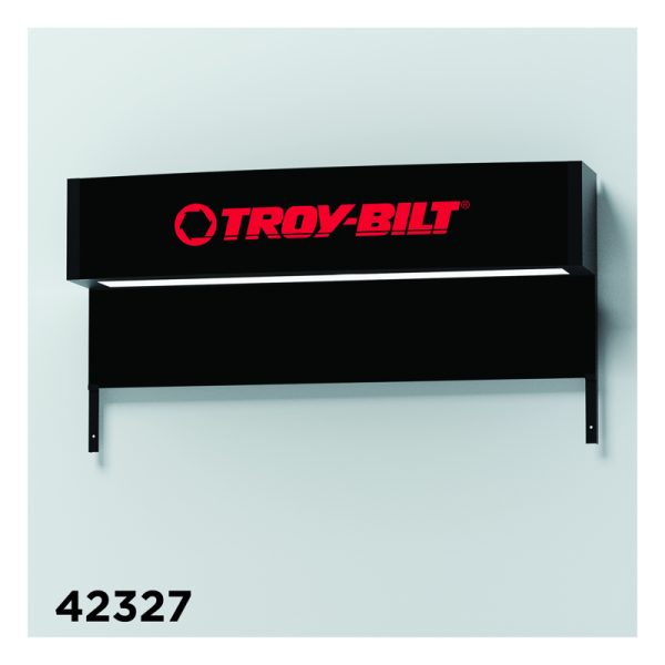 Retail First Inc 49 in. H X 12 in. W X 2 in. L Multicolored Troy-Bilt Header Kit Acrylic