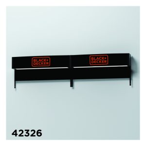 Retail First Inc 49 in. H X 12 in. W X 2 in. L Multicolored Black & Decker Header Kit Acrylic