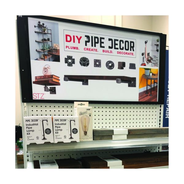 Plumbing Sign Kit Pipe Decor End Cap