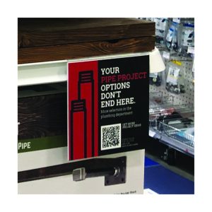 Retail First Inc 36 in. H X 20 in. W X 1 in. L Multicolored Pipe Decor Hinged Signage Kit Plastic
