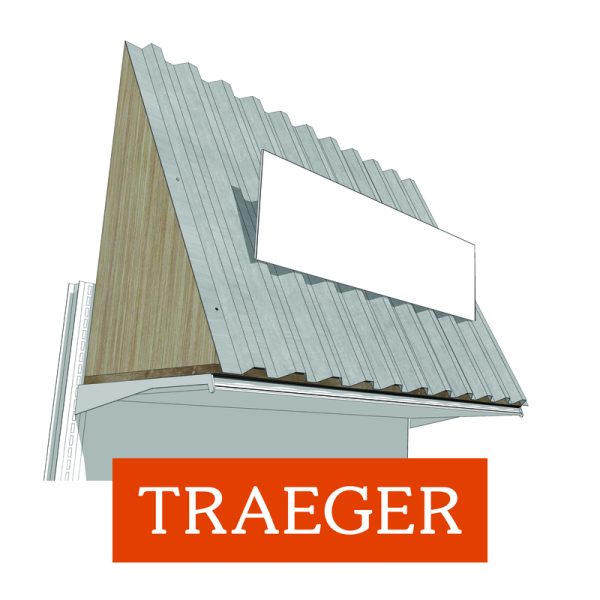 Retail First 38 in. H X 16 in. W X 3 in. L Traeger Canopy Topper Plastic