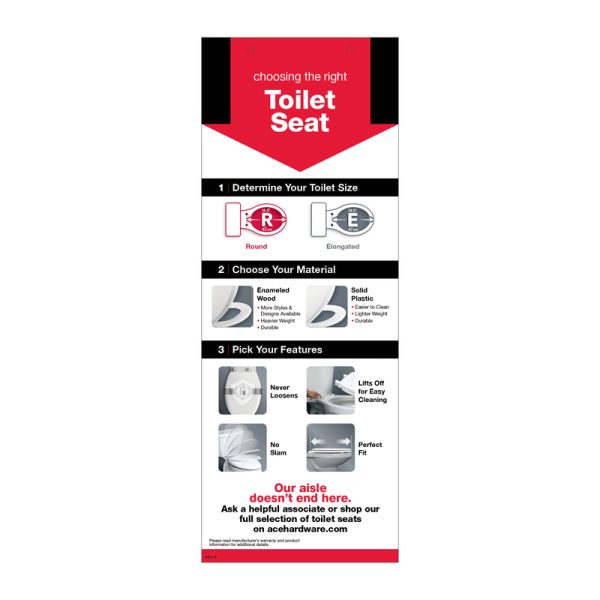 Plumbing Sign Kit Toilet Seat