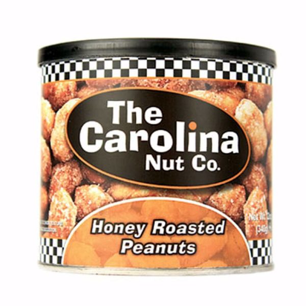 The Carolina Nut Company Honey Roasted Peanuts 12 oz Can