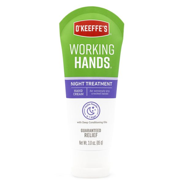 O'Keeffe's Working Hands White Night Treatment Hand Cream 3 oz 1 pk
