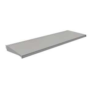 Lozier 1 in. H X 48 in. W X 16 in. L Powder Coated Silver DL Style Shelf 2 pk