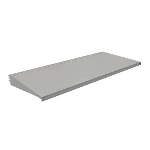 Lozier 1 in. H X 48 in. W X 22 in. L Powder Coated Silver DL Style Shelf 2 pk