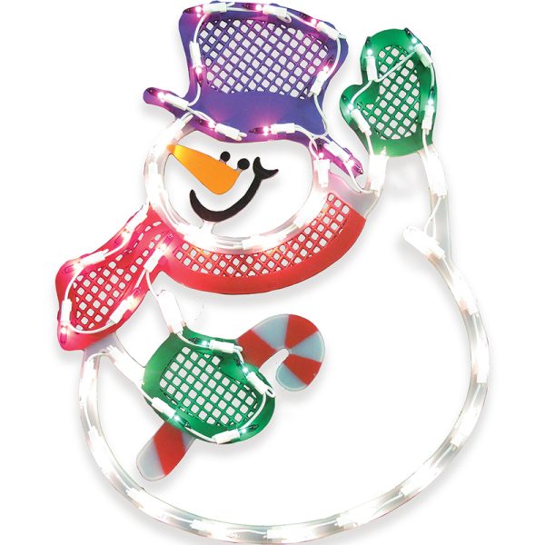 IG Design Multicolred Snowman Indoor Christmas Decor
