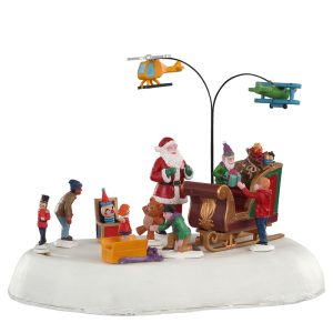 Lemax Multicolored Jolly Toys Santa & Children Table Decor
