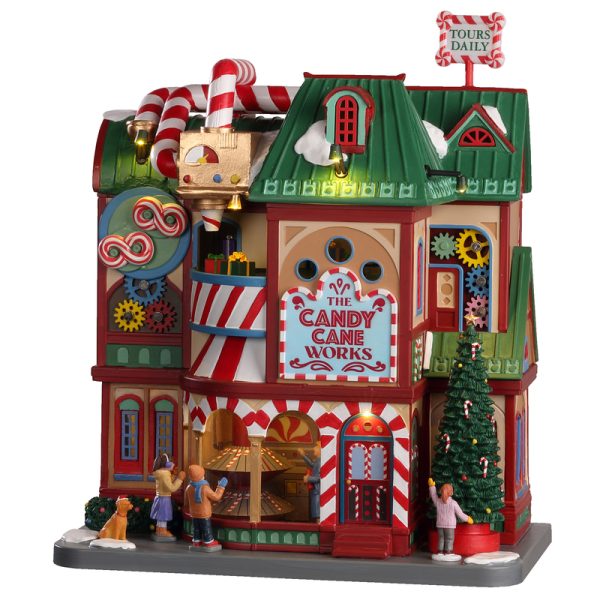 Lemax Multicolored The Candy Cane Works Table Decor