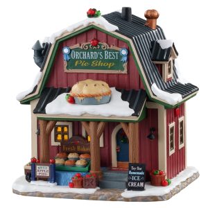 Lemax Multicolored Orchard's Best Pie Shop Christmas Village