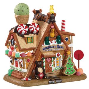 Lemax Multicolored Gummies & More Candy Store Christmas Village