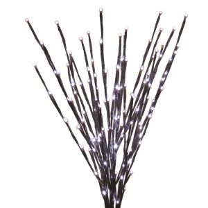 Celebrations Platinum LED Pure White 32 in. Light Burst Yard Decor