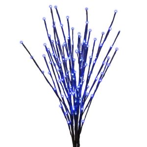 Celebrations Platinum LED Blue 32 in. Light Burst Yard Decor