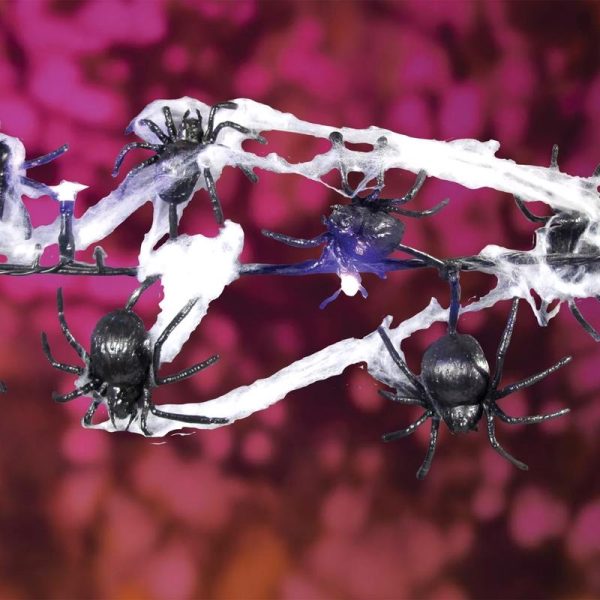 Celebrations Purple LED Prelit Spider Lights