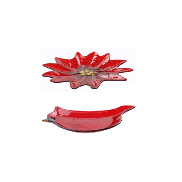 Celebrations Red Cardinal or Poinsettia Indoor Christmas Decor