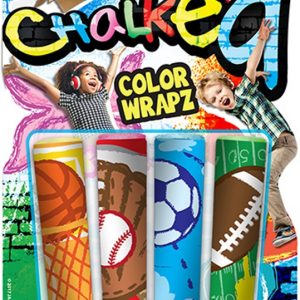Ja-Ru Color Wrapz Sidewalk Chalk Assorted 4 pc