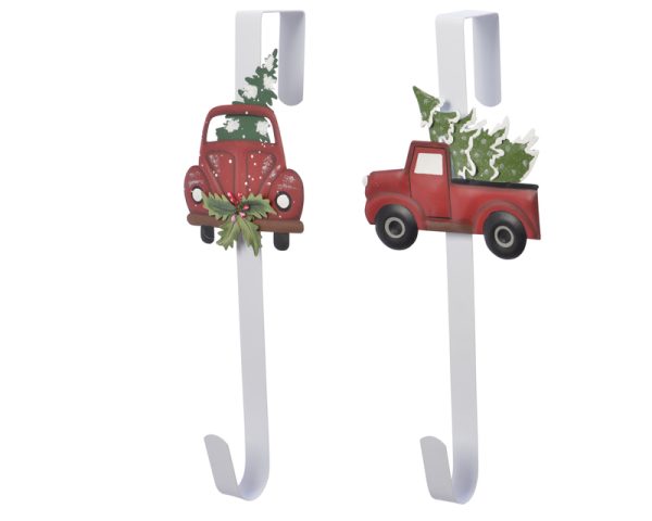 Decoris Pick-up Truck with Tree Wreath Hook
