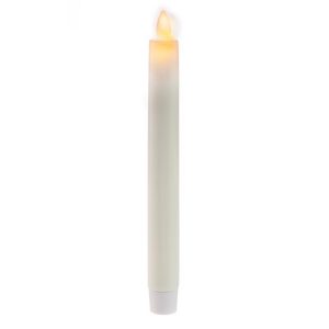 Matchless Darice Ivory Unscented Scent Taper Flameless Flickering Candle 1 oz