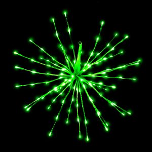 Celebrations Platinum LED Micro/5mm Green 128 ct Novelty Christmas Lights