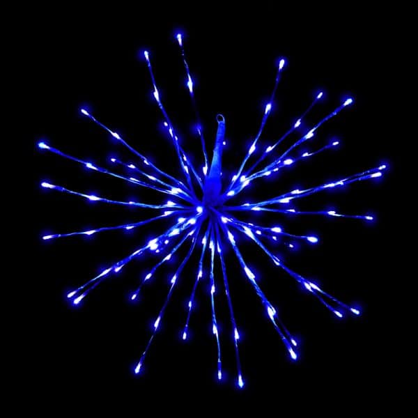 Celebrations Platinum LED Micro/5mm Blue 128 ct Novelty Christmas Lights