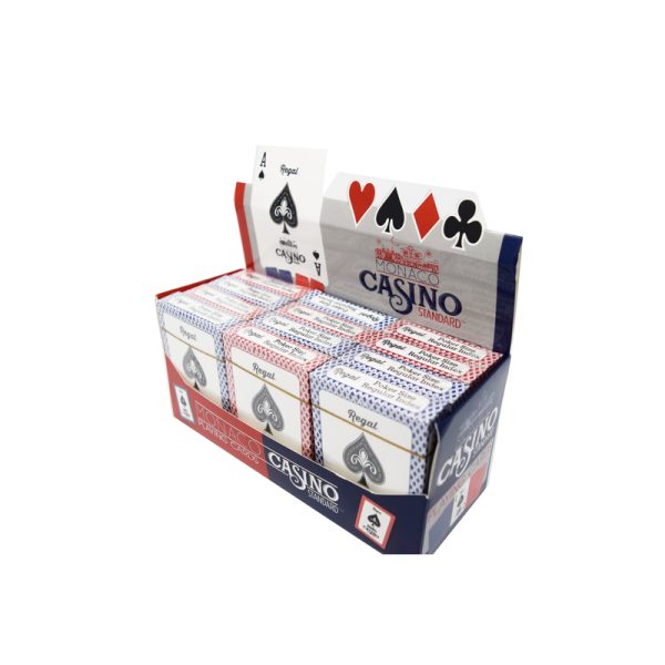 Regal Games Casino Standard Poker Playing Cards Plastic