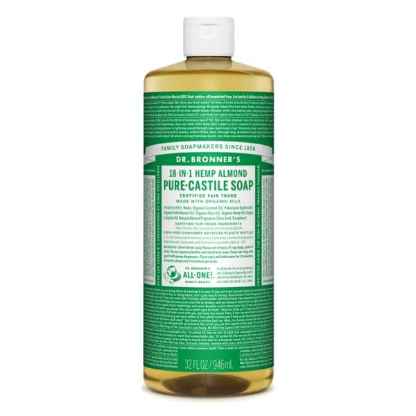 Dr. Bronner's Organic Almond Scent Pure-Castile Liquid Soap 32 oz 1 pk