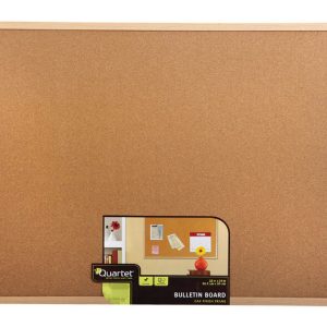 Quartet 22.5 in. H X 35 in. W Screw-Mounted Bulletin Board