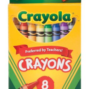 Crayola Assorted Color Crayons 8 pk