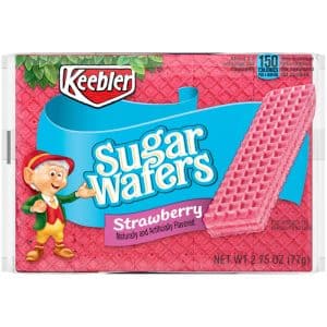 Keebler Strawberry Sugar Wafers 2.75 oz Boxed