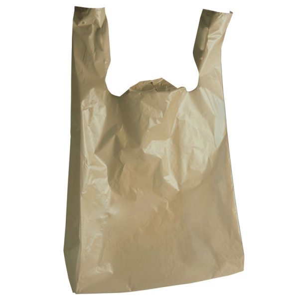 Novolex 12 in. H X 7 in. W X 20 in. L Plastic Plain T-Shirt Bag 1000 pk