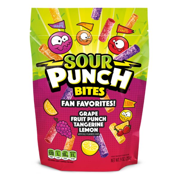 Sour Punch Bites Assorted Candy 9 oz