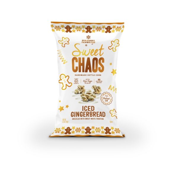 Sweet Chaos Iced Gingerbread Popcorn 5.5 oz Bagged