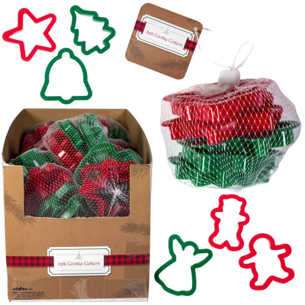 Regent Christmas Cookie Cutter Set Assorted 6 pc