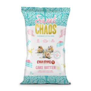 Sweet Chaos Cold Stone Cake Batter Popcorn 5.5 oz Bagged
