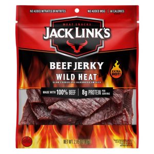 Jack Link's Wild Heat Beef Jerky 2.85 oz Bagged