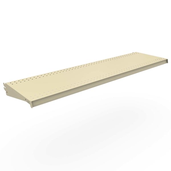 Lozier 1 in. H X 48 in. W X 13 in. L Powder Coated Platinum DL Style Shelf 2 pk