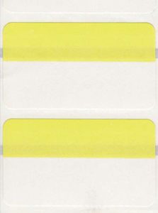 Zebra Centurion 1.12 in. H X 1.93 in. W Rectangle Yellow Bin Tag Labels 3200 pk