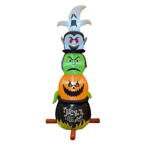 Celebrations Four Season 8 ft. Halloween Stacked Figures Inflatable